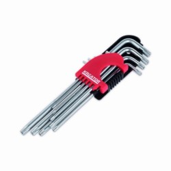 Klíče TORX dlouhé, sada T10 - T50, Kreator