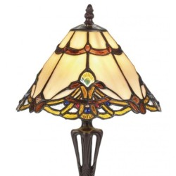 Stolní lampa Tiffany 101082+PBLM11S