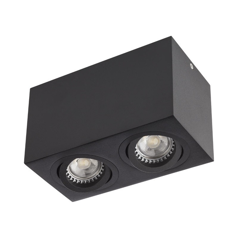 Stropní svítidlo moderní XBRIX, 2 x 50 W, černá