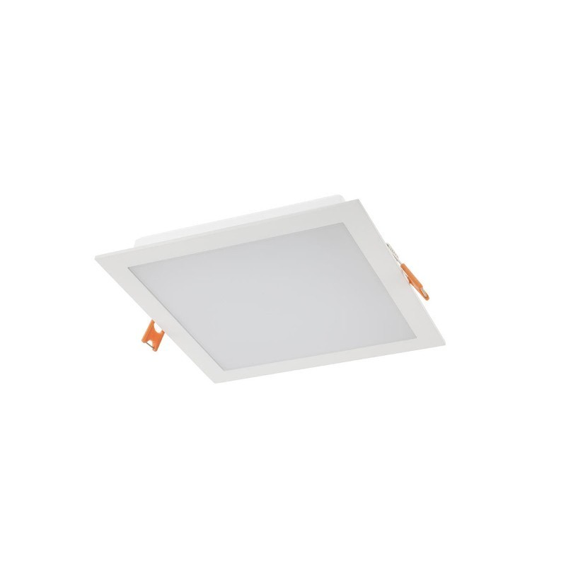 LED vestavné svítidlo XFACE, 18 W, čtverec, teplá bílá