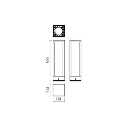 LED sloupkové svítidlo Tower