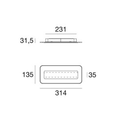 LED nástěnné svítidlo Antille, 14 W, měď