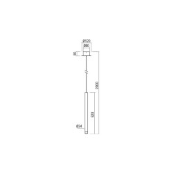 LED závěsná svítidla Madison, 4 W