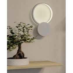 LED nástěnné svítidlo Cronos, 29 W, matná bílá