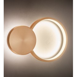 LED nástěnné svítidlo Cronos, 29 W, bronz