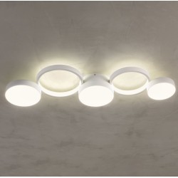 LED stropní svítidlo Cronos, 65 W, matná bílá