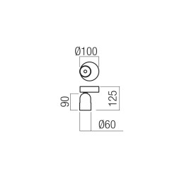 LED nástěnné svítidlo Kobe, 1 x 7 W